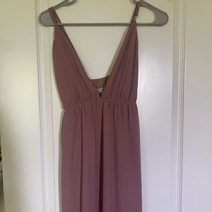 Dusty Rose Maxi Dress